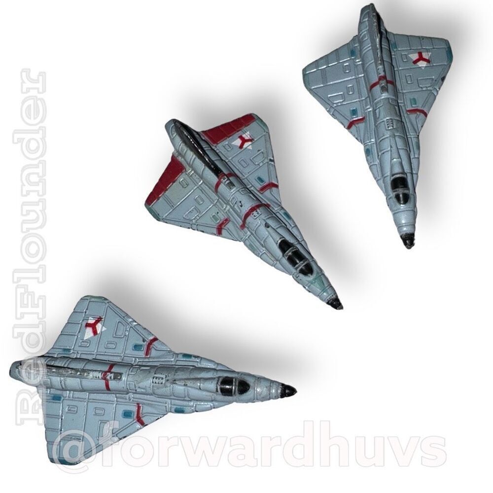 Micro Machines Fighter Jets Mega Force Diecast Kenner KPT89 - Set of 3
